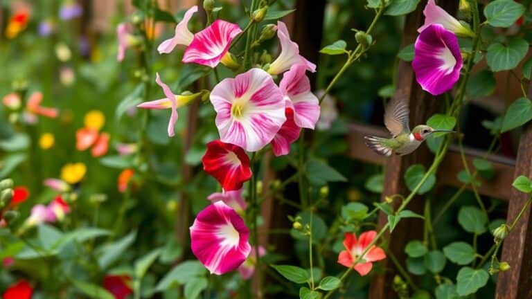 Morning Glory Flowers Attract Hummingbirds But Can Be Invasive