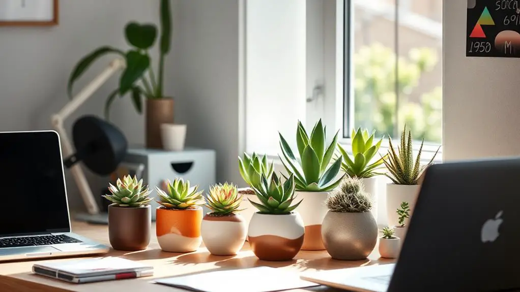 benefits of office succulents