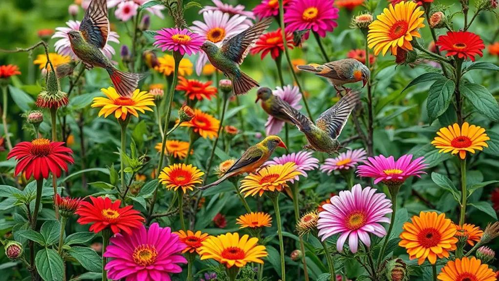 birdwatcher recommended flowering plants