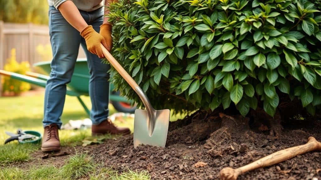 bush removal preparation steps