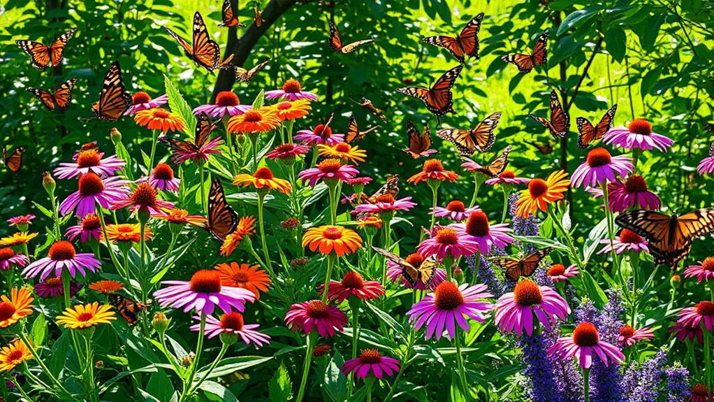 butterfly attracting garden plants