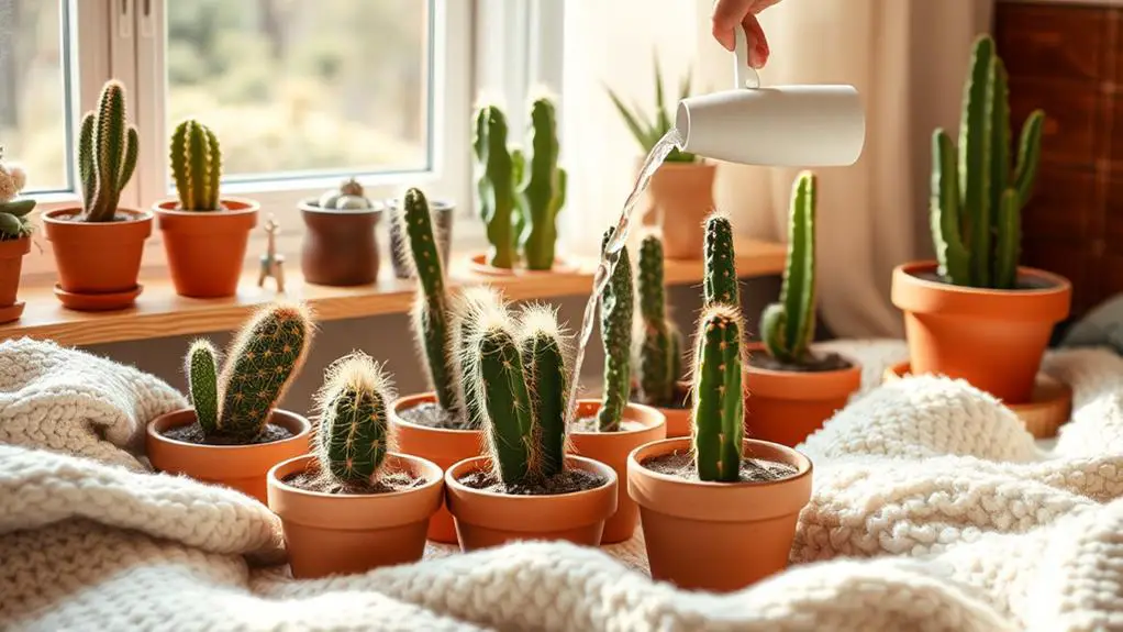 cactus winter dormancy preparation