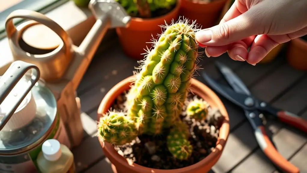 caring for corn cob cactus