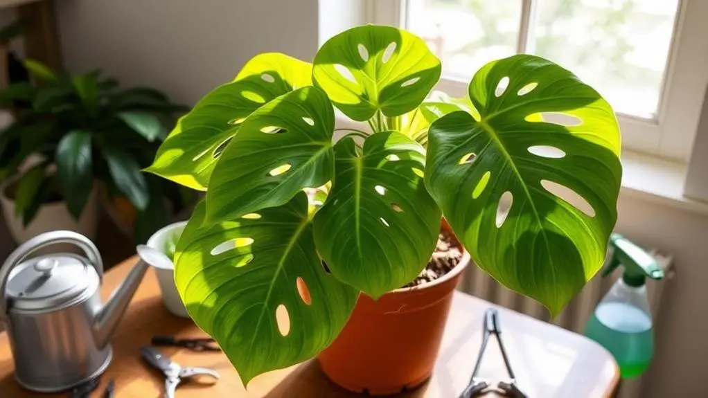 caring for monstera adansonii