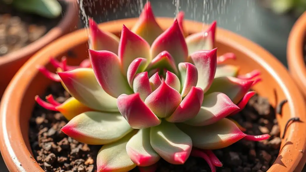 caring for ruby necklace succulent