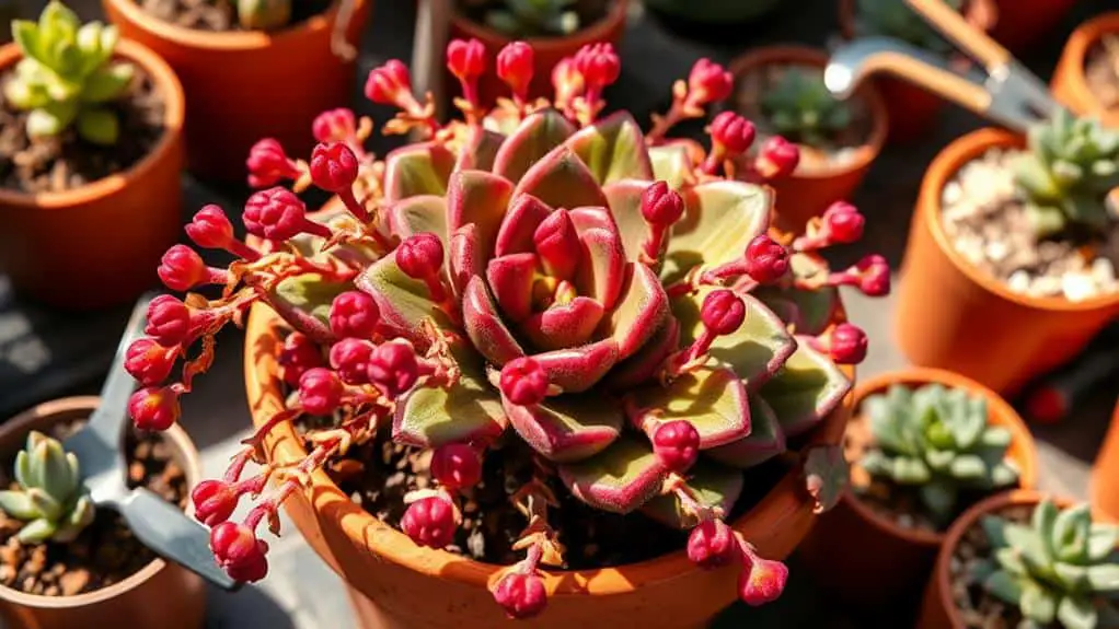 caring for ruby necklace succulent