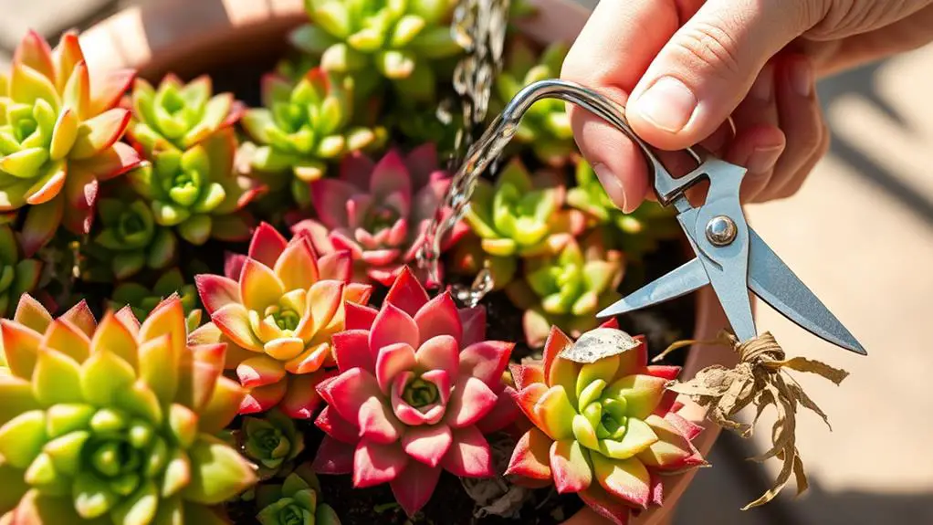 caring for sempervivum succulent