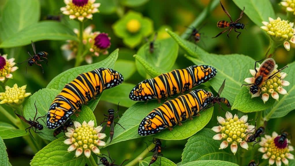 caterpillar predator species identified