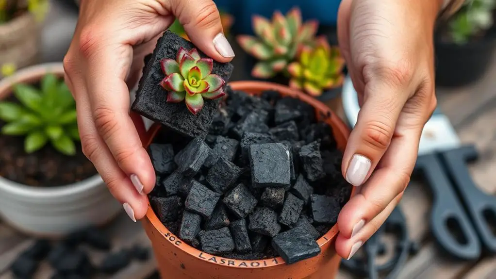 charcoal benefits for succulents