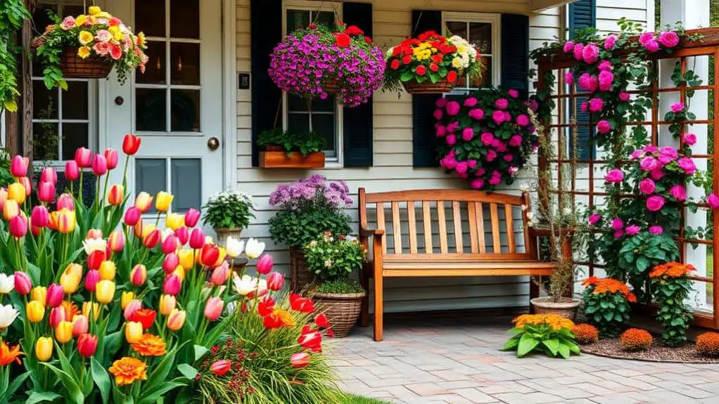 charming outdoor garden space