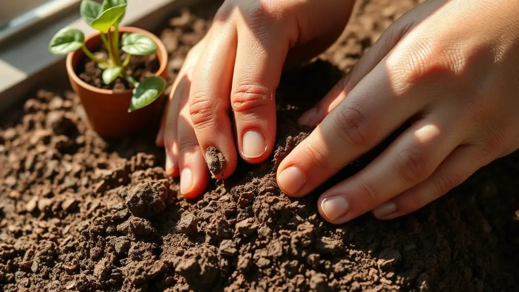 check soil moisture levels