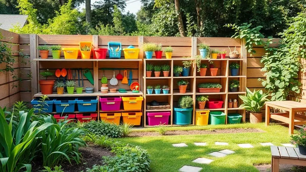 children s organized play space