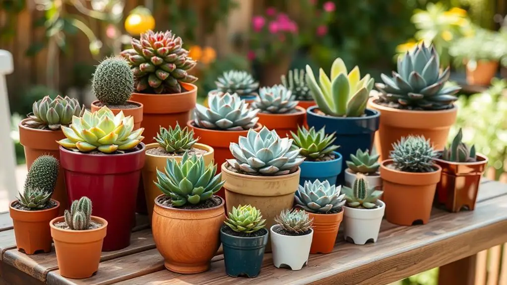 choosing succulent pot size