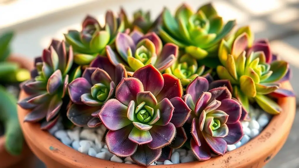 colorful succulent plant variety