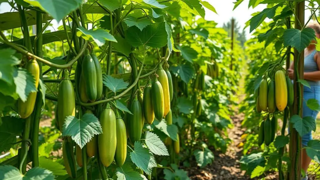 cucumber harvesting techniques explained