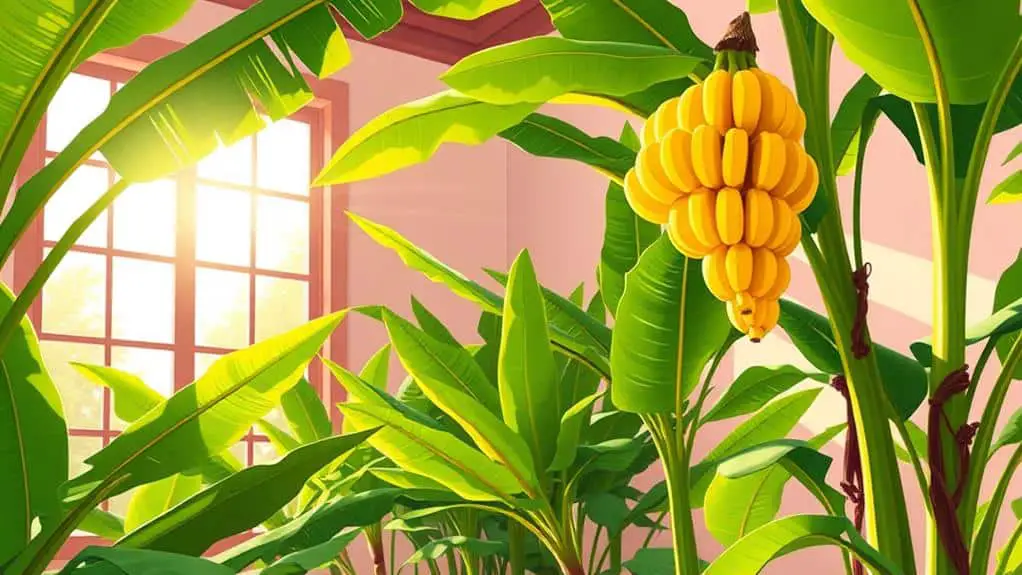 cultivating healthy banana plants