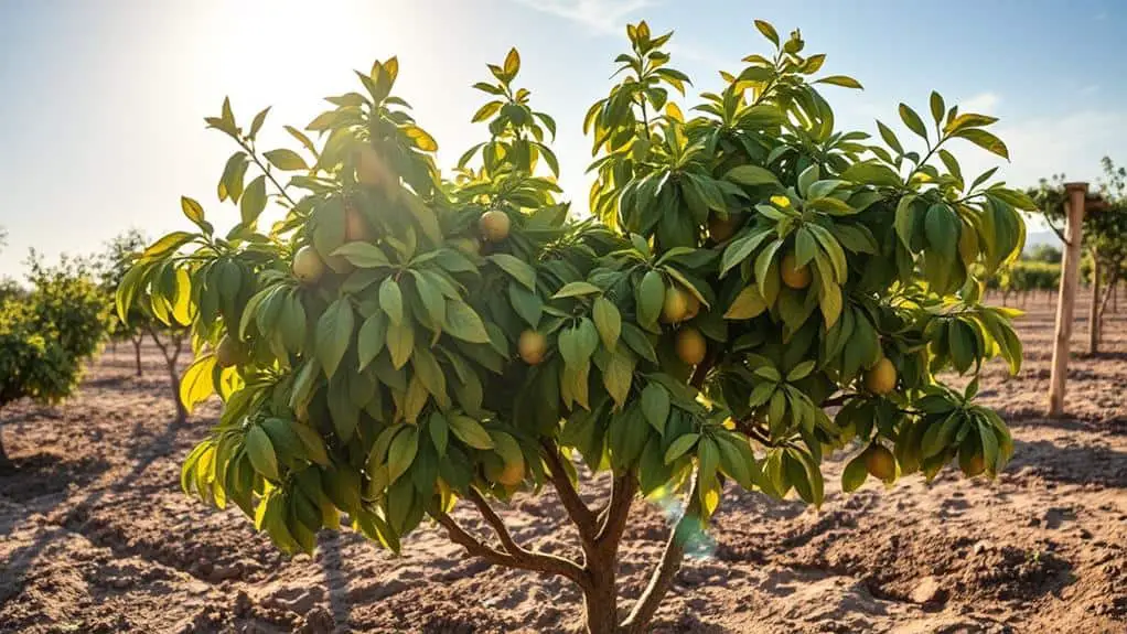 declining young plant development