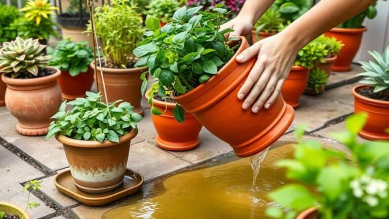 What To Do When Outdoor Planters Get Waterlogged