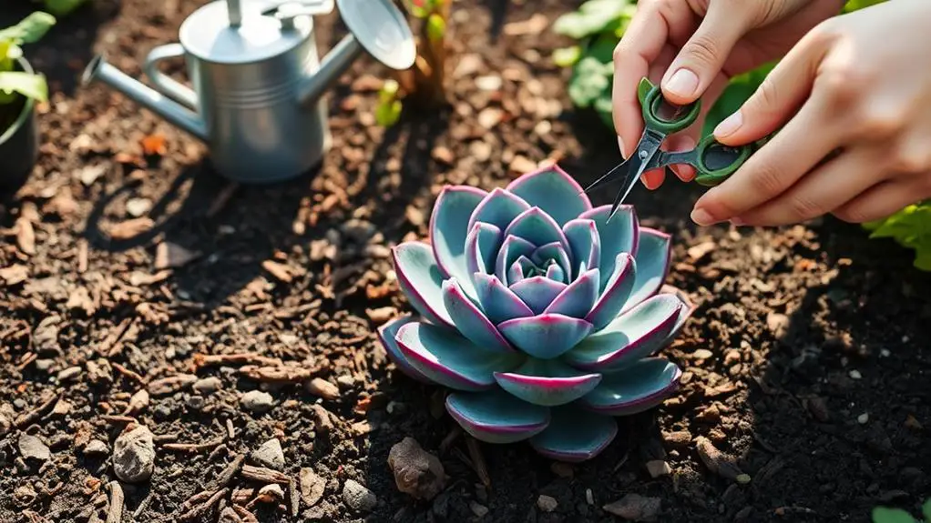 echeveria black prince care