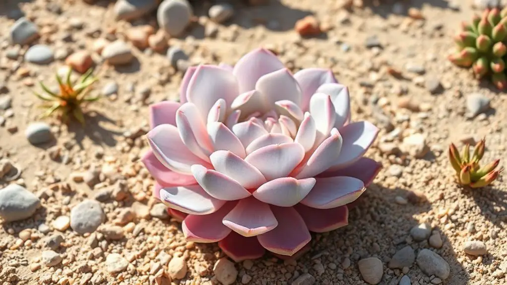 echeveria lilacina succulent plant