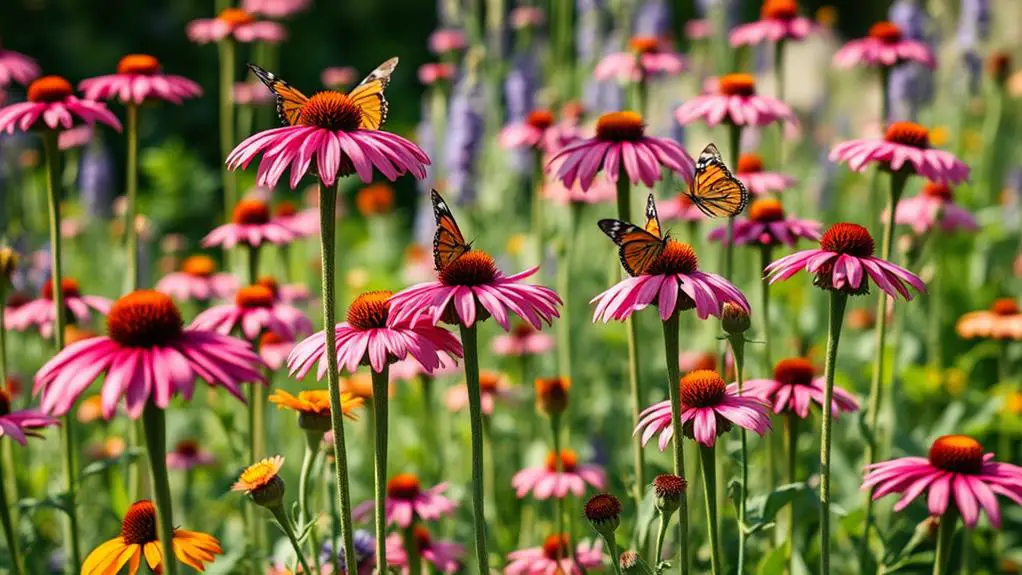 echinacea s abundant nectar flowers