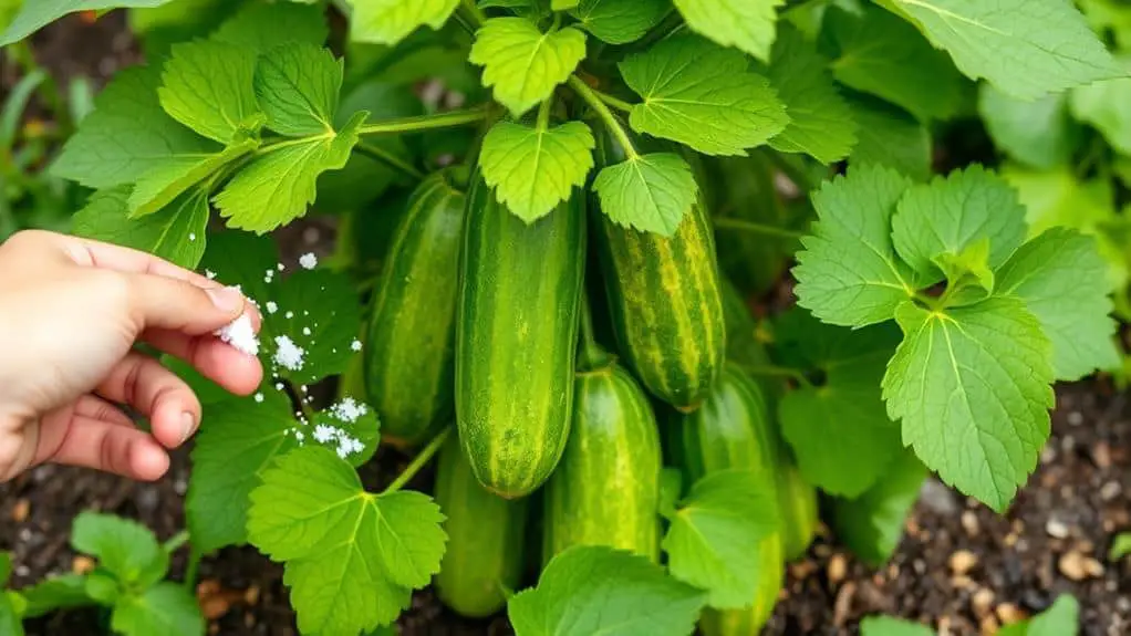 epsom salt boosts cucumber growth