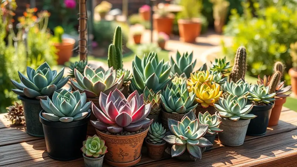 explore varieties of succulents