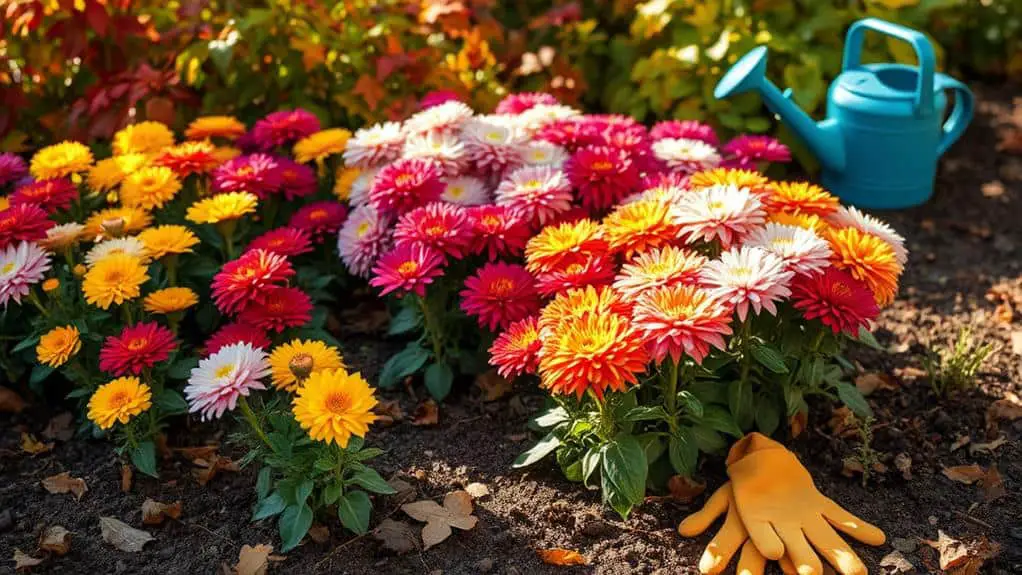 fall mums care tips