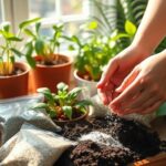 fertilizing houseplants step by step