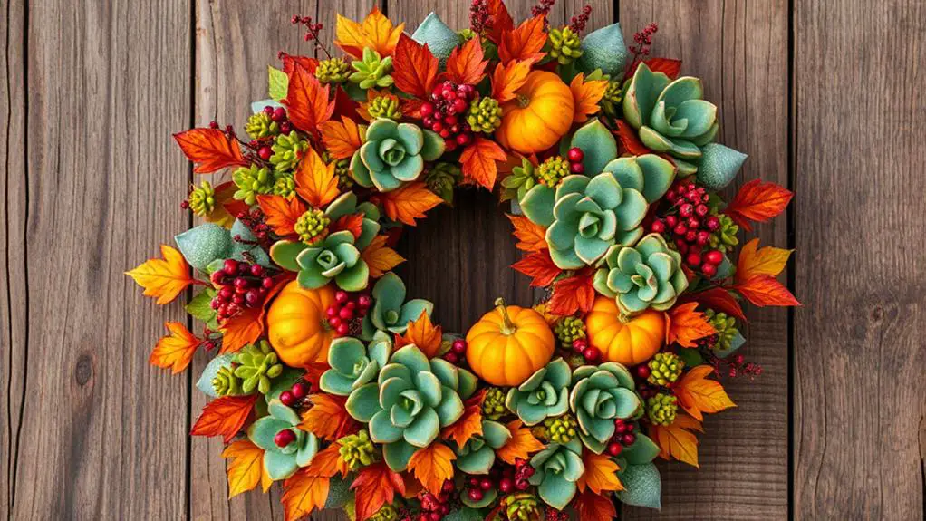 festive autumn floral arrangement