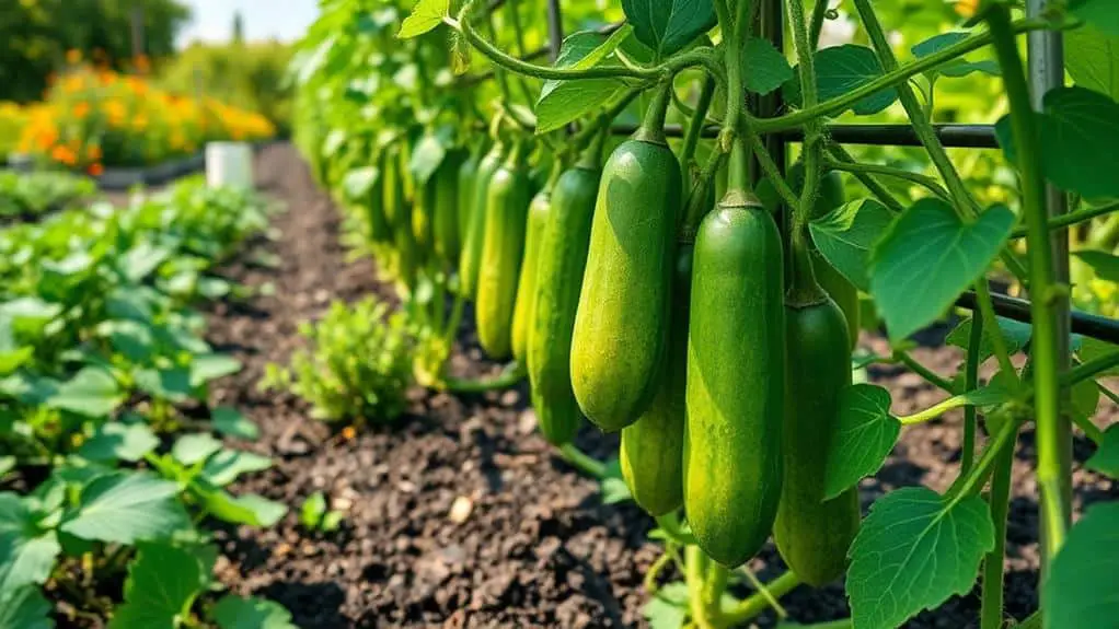 fresh crunchy green vegetables