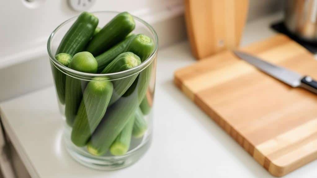 fresh cucumbers storage hack