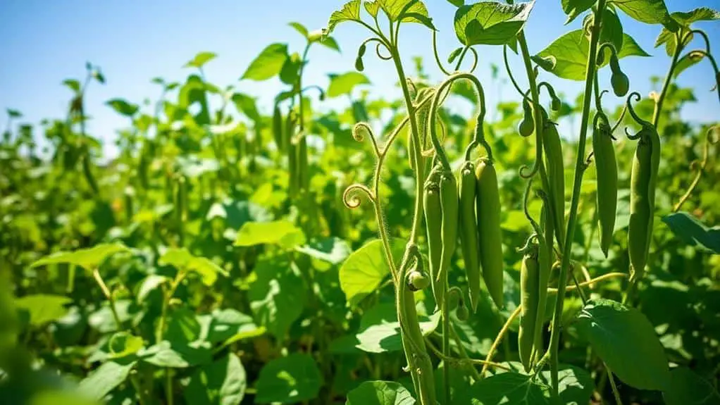 green round nutritious legumes