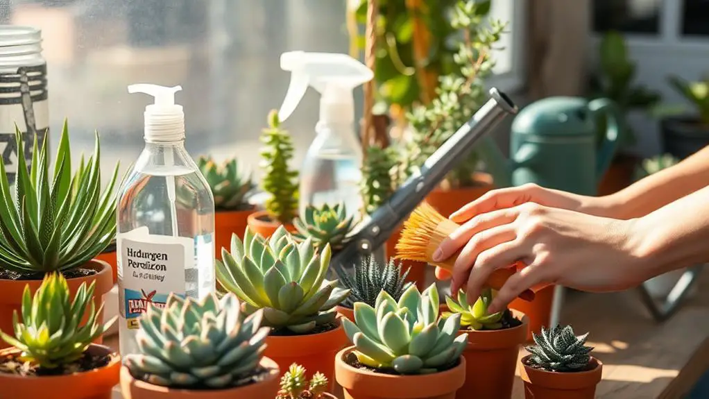 hydrogen peroxide for succulents