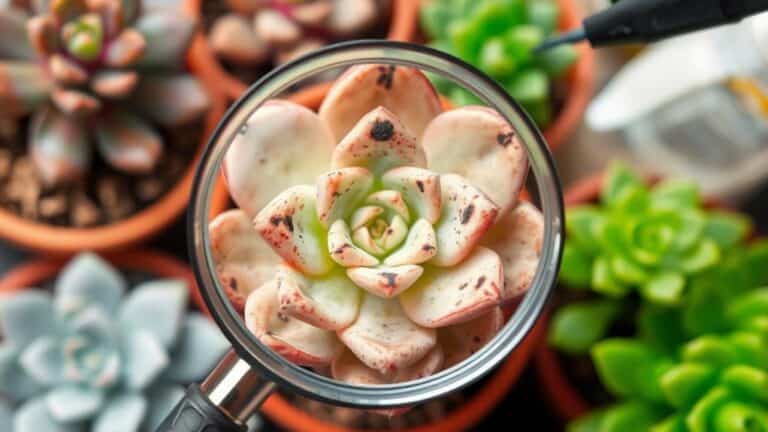 How to Identify and Treat Black Spots on Succulents