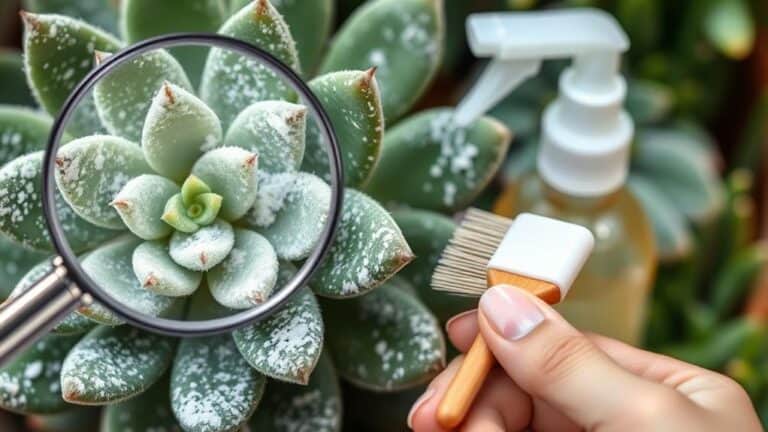 How to Identify and Treat White Powder on Succulents