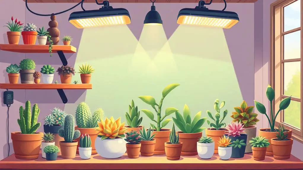 indoor succulents grow light guide