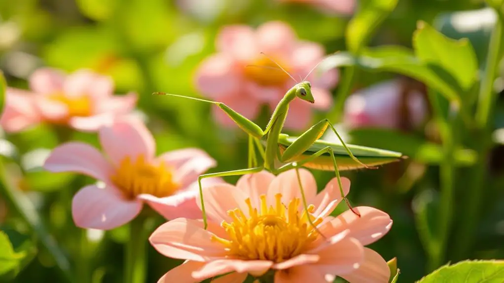 insect predators with camouflage