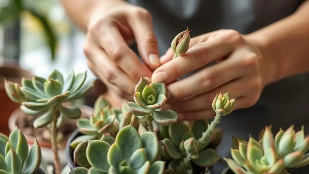 inspect your succulent plants