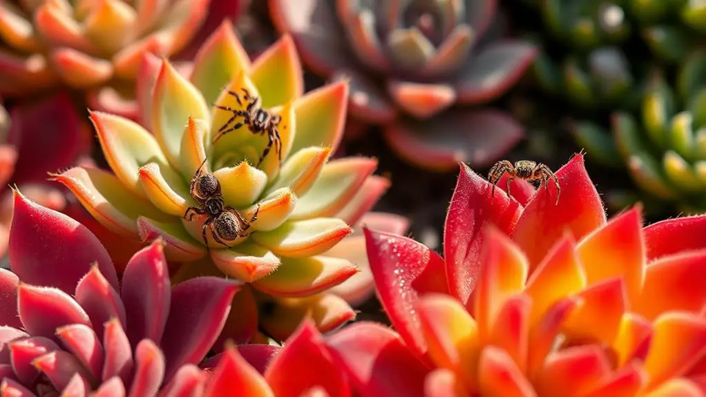 jumping spiders benefit succulents