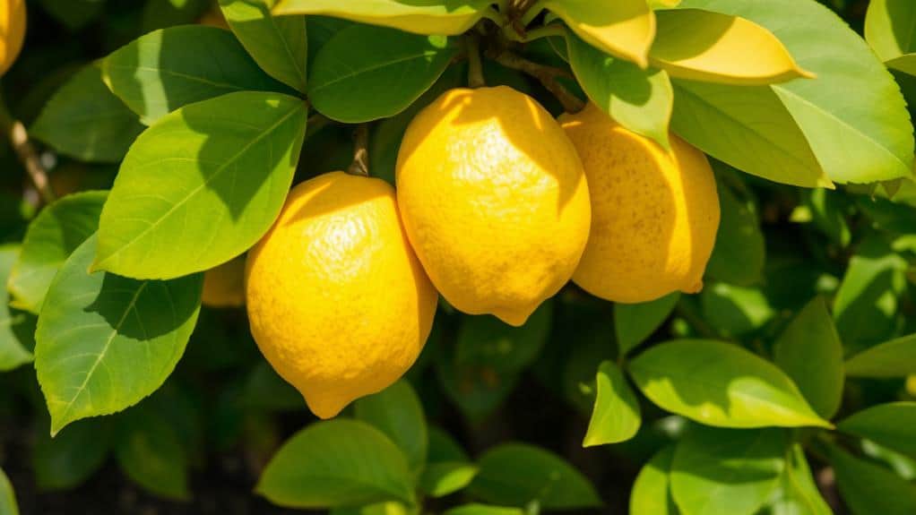 lemon tree yellowing leaves