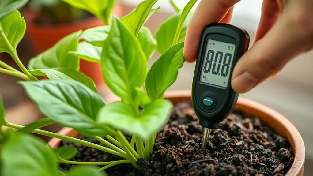 measure soil moisture levels