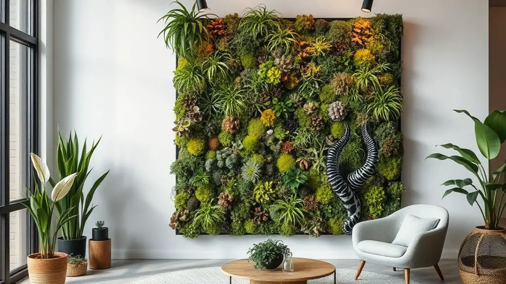 natural green wall decor