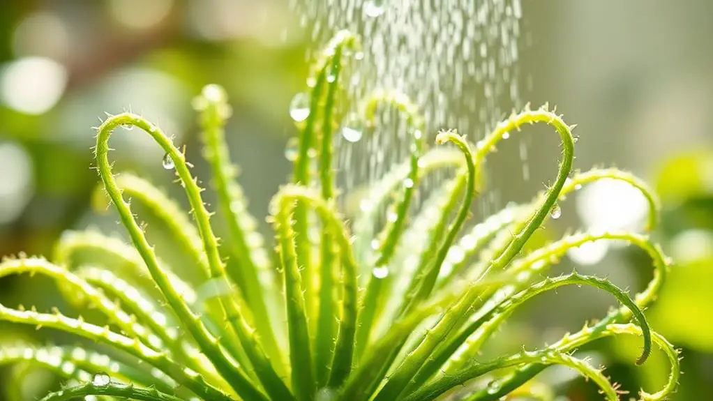 nurturing plants with water