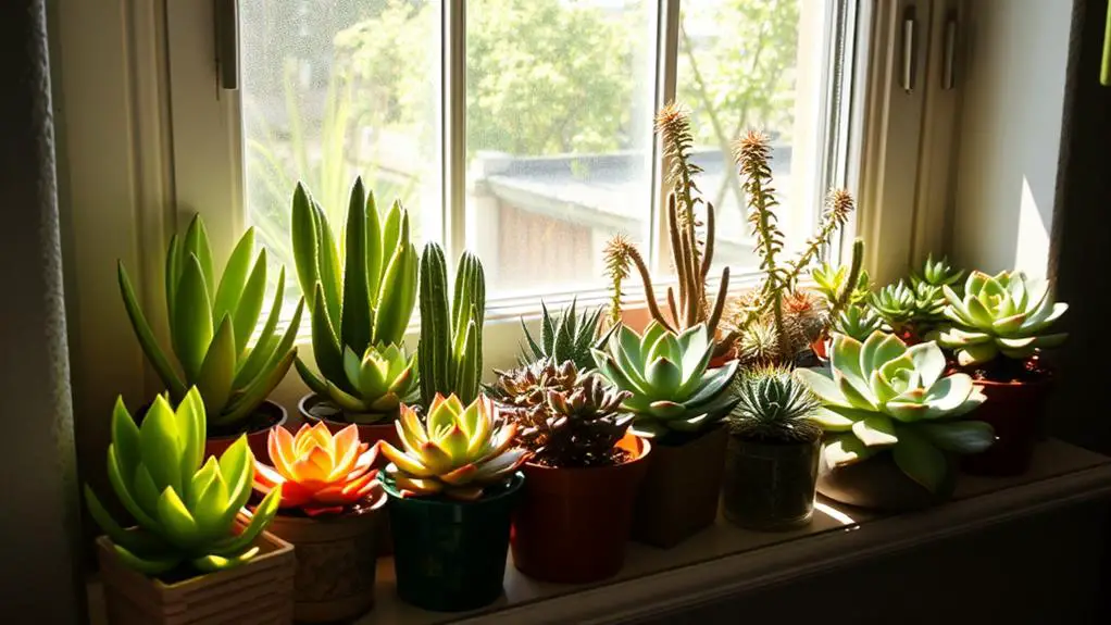 optimal light conditions succulents