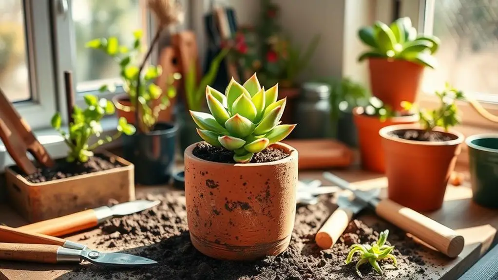 optimal plant repotting techniques