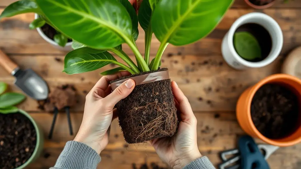 plant repotting best practices