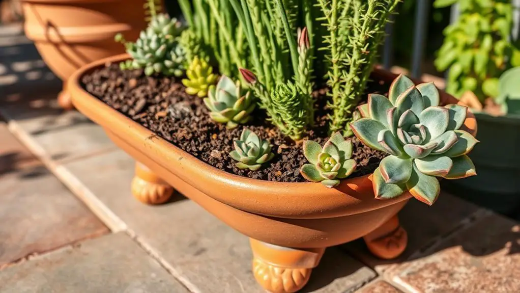 pot feet elevate planters