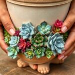 pot feet for succulents