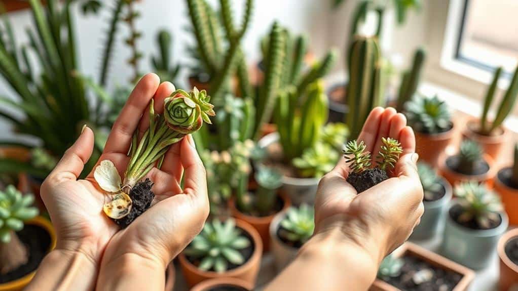 propagating succulents from cuttings